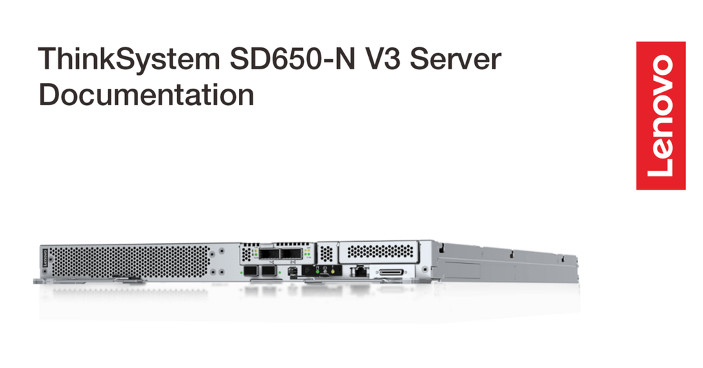 [LEN-7D7N-KIT] Lenovo ThinkSystem SD650-N V3
